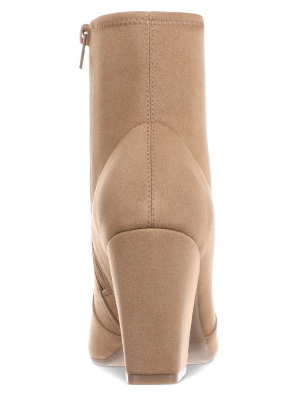 On 34th Lydiaaf Pointed Toe Block Heel Booties True Taupe 8.5 M NWT - Picture 2 of 4